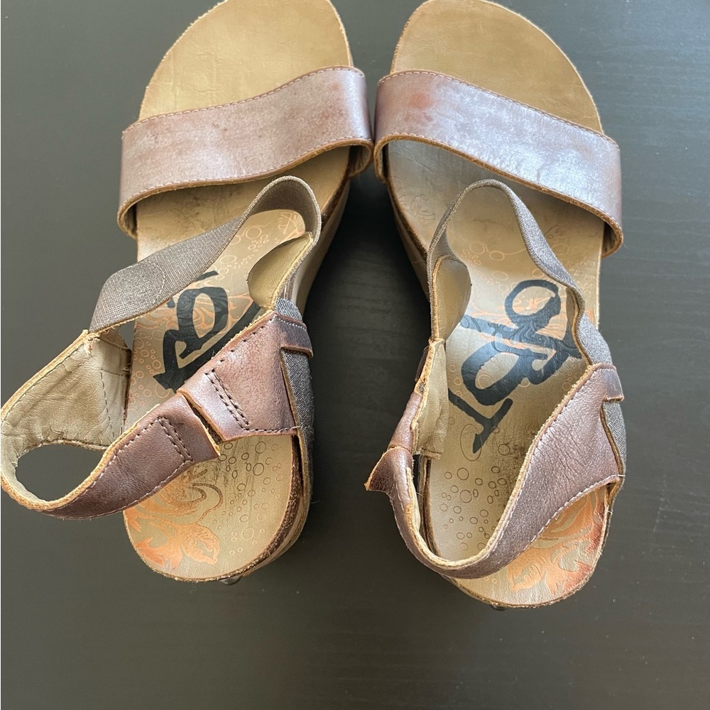 Brown Leather Women's Sandals